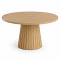 Table à manger ronde en bois chêne