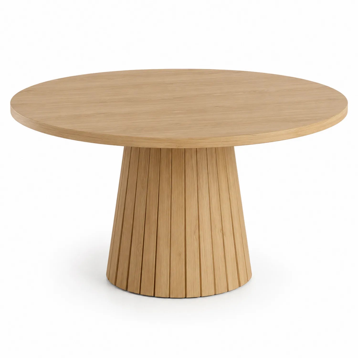 Table à manger ronde en bois chêne