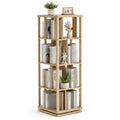 Bibliothèque en bois massif 5 niveaux rotative