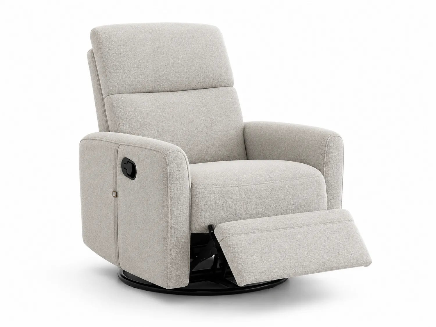 Fauteuil inclinable en tissu polyester Beige