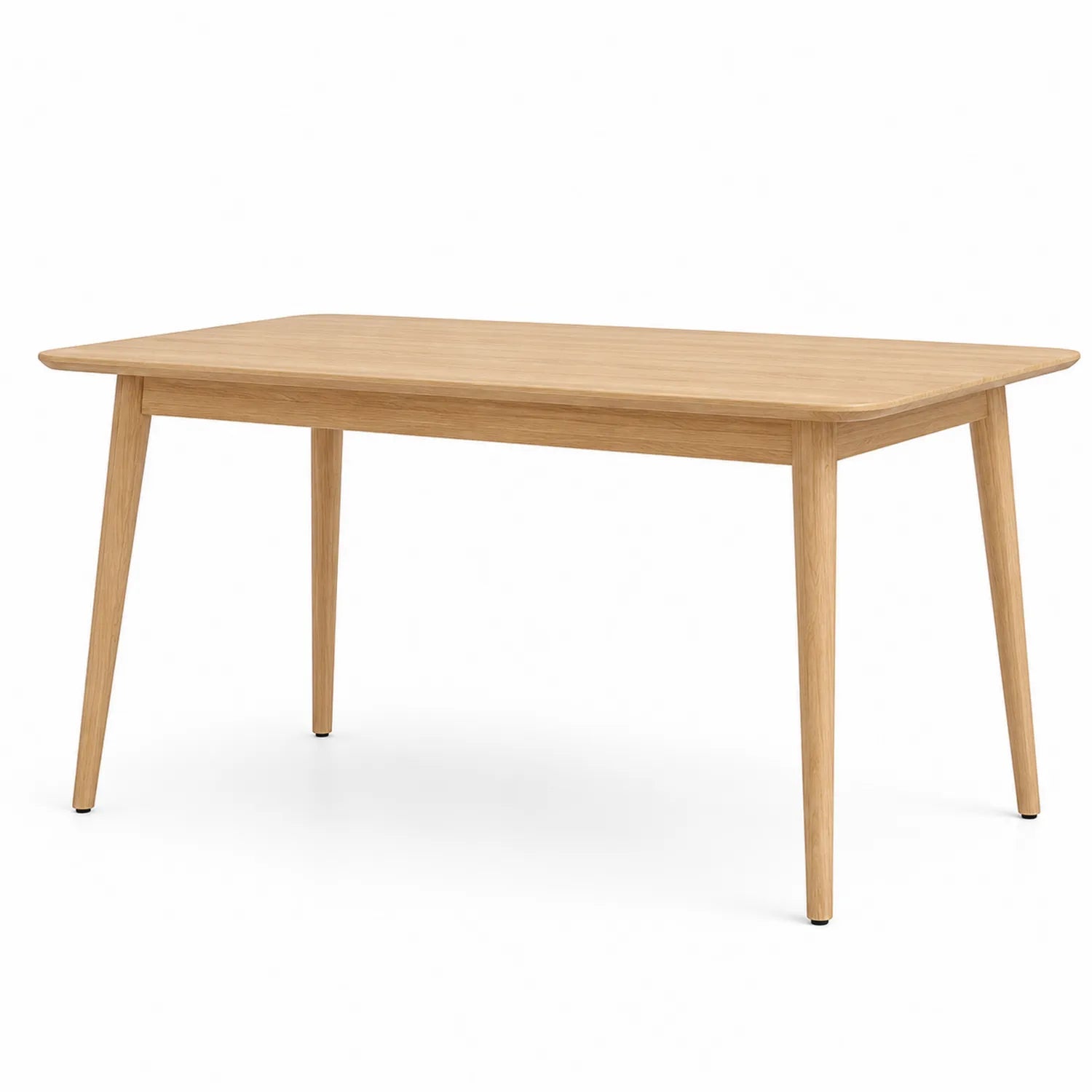 Table à manger rectangulaire en chêne 150x90x75 cm
