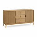Buffet en bois avec portes et tiroirs en chêne 160 cm